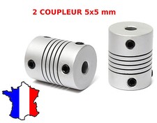 Lot de 2 coupleurs moteur alu